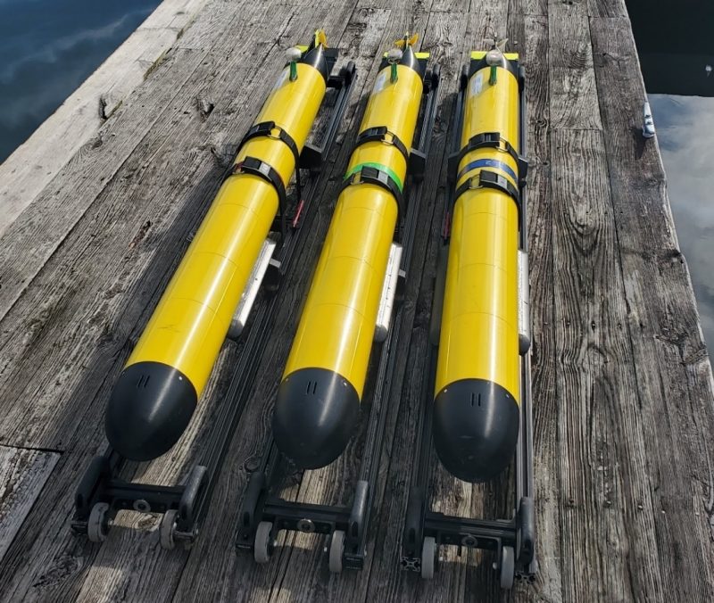 Three VT690 AUVs Three VT690 AUVs