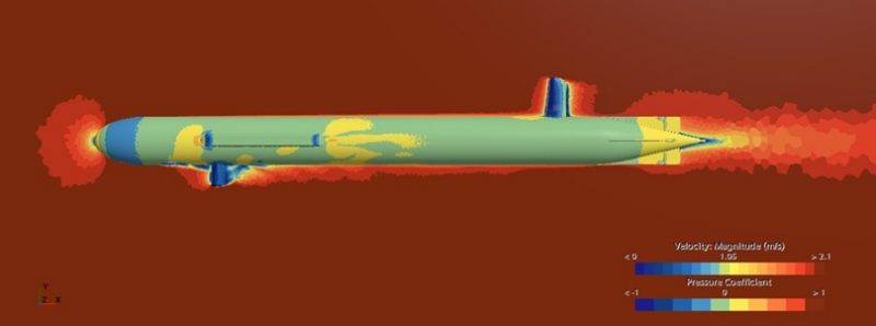 CFD example for VT690 AUV